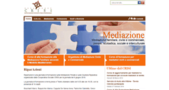Desktop Screenshot of mediazionecrisi.it